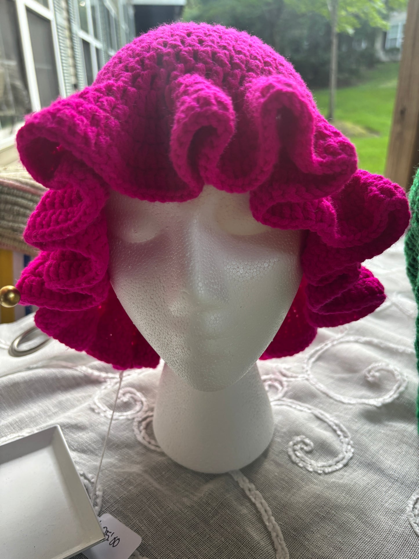 Crochet Ruffle Hat